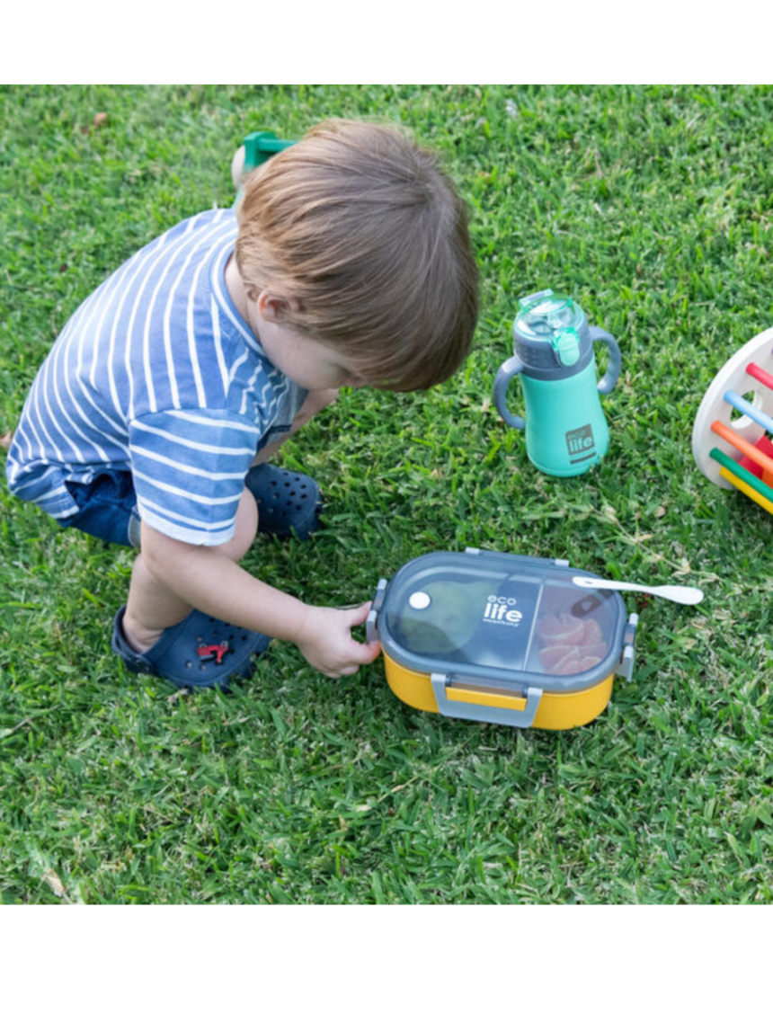 Ecolife kids ανοξείδωτο παγούρι θερμός με καλαμάκι mint 300ml - Ecolife
