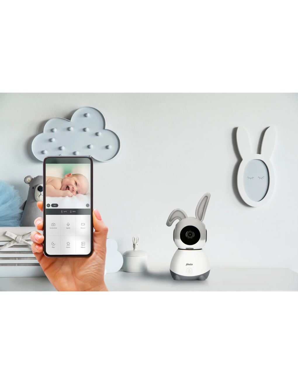 Alecto ενδοεπικοινωνία με wi-fi smartbaby10 - Alecto