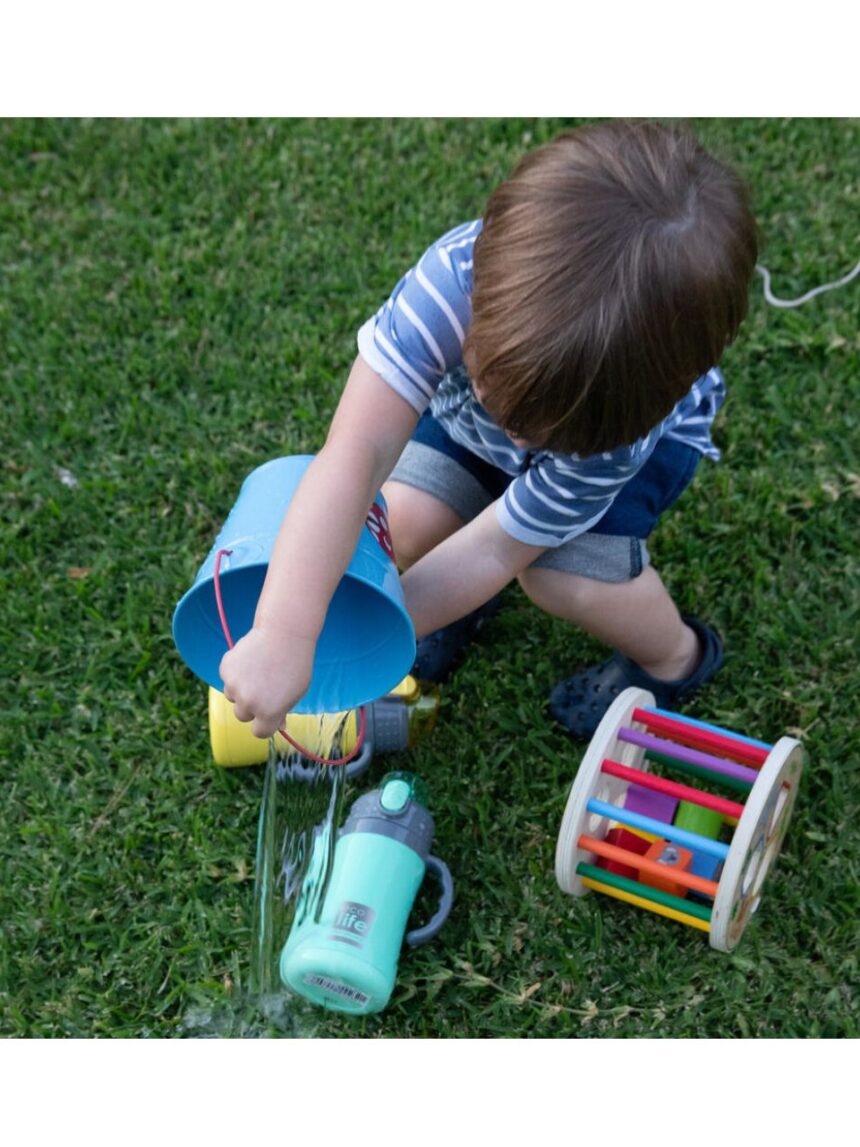 Ecolife ανοξείδωτο παγούρι με καλαμάκι kids thermos 300ml mint 33-bo-2991 - Ecolife