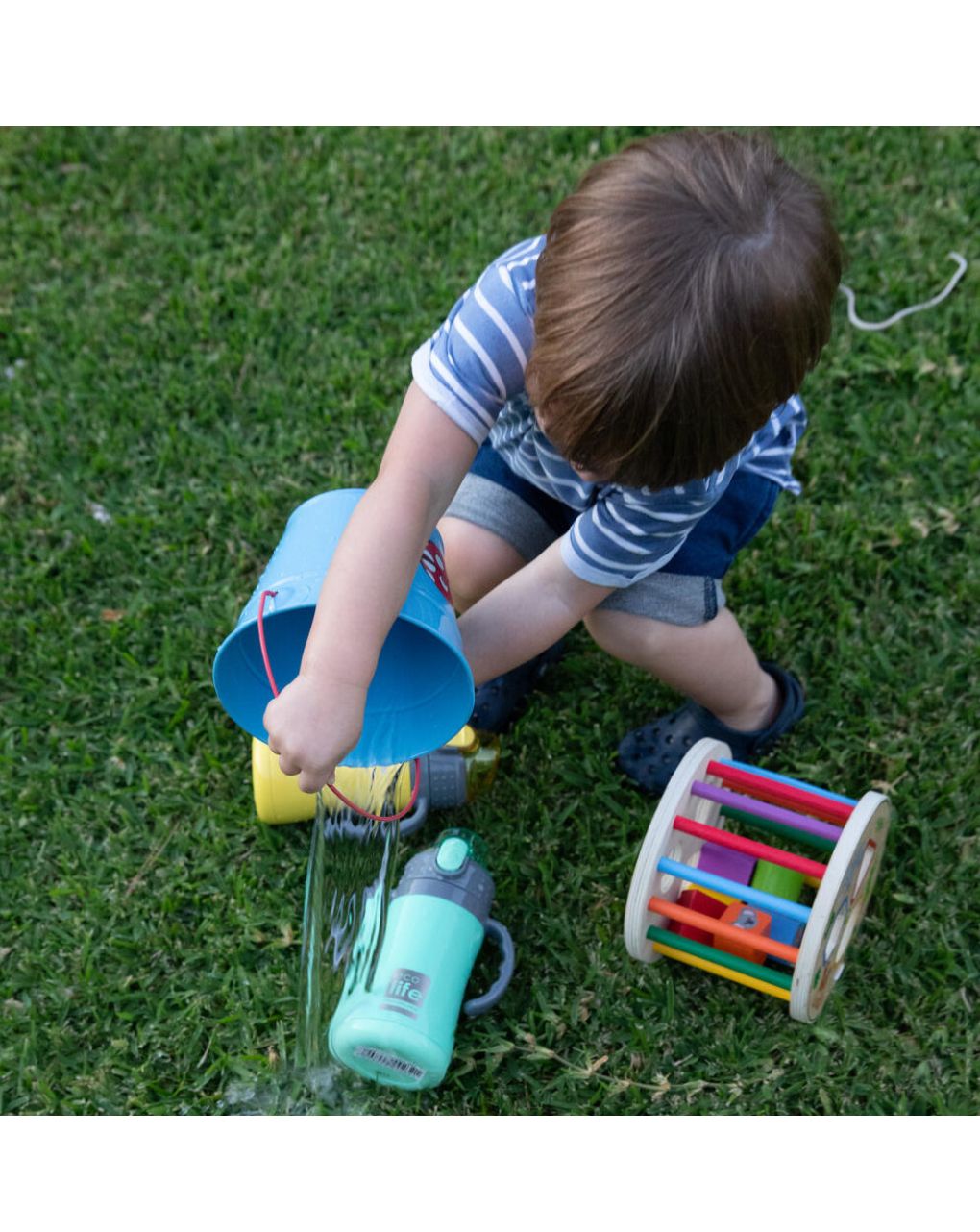 Ecolife ανοξείδωτο παγούρι με καλαμάκι kids thermos 300ml mint 33-bo-2991 - Ecolife