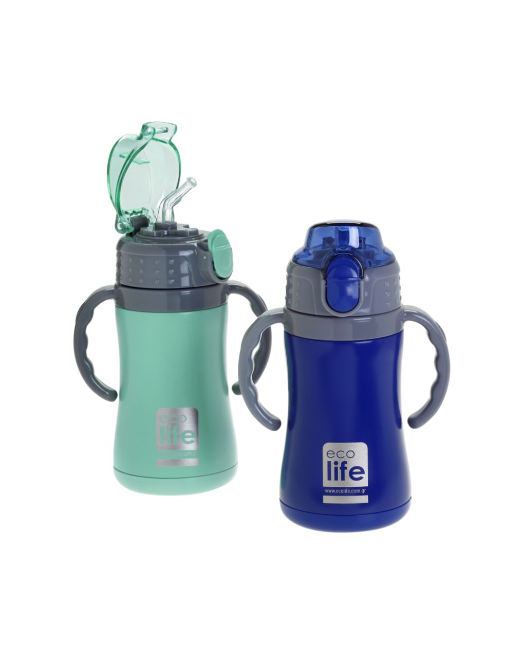 Ecolife ανοξείδωτο παγούρι kids thermos navy blue 300ml 33-bo-2990 - Ecolife