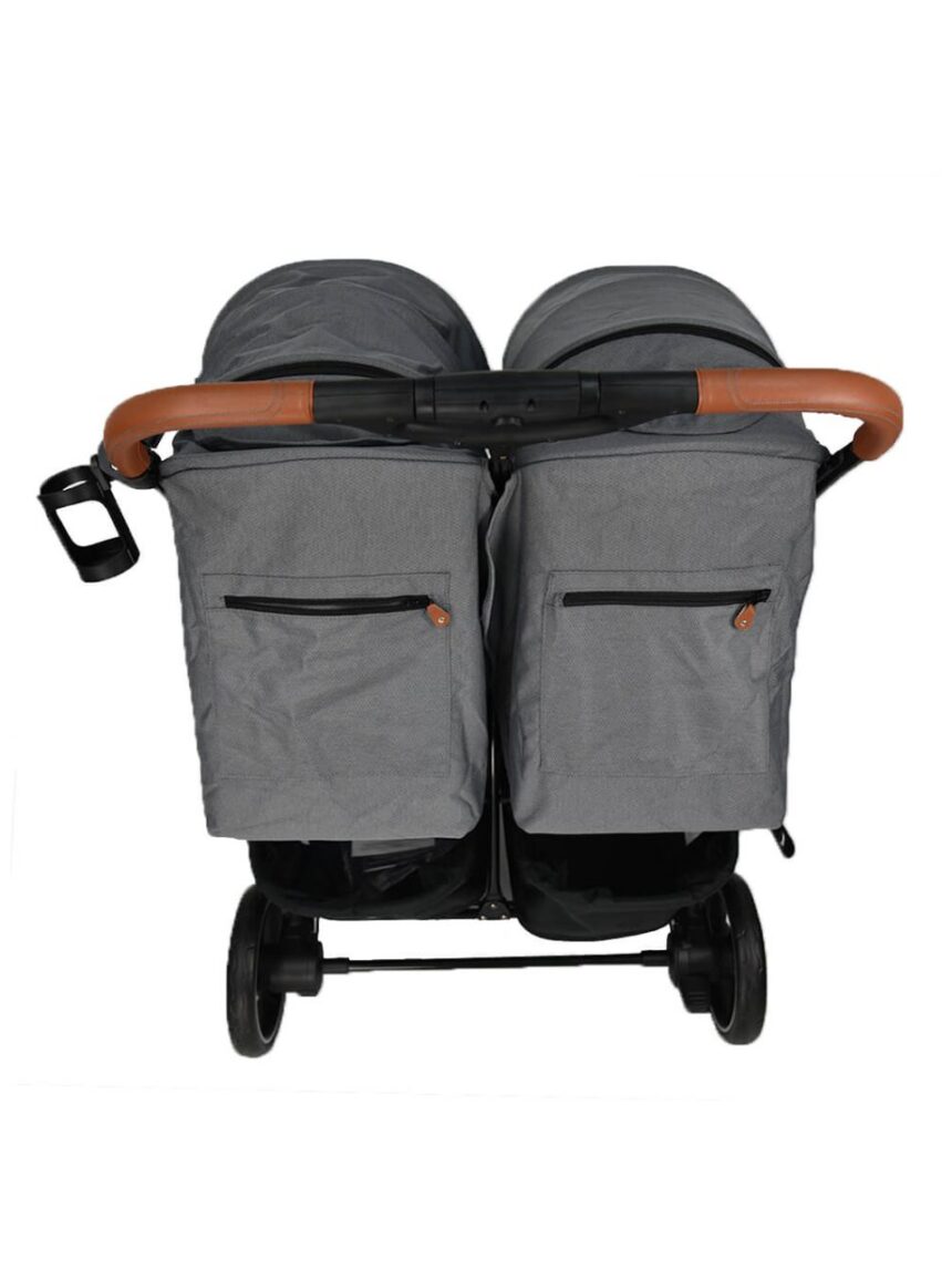 Bebe stars καρότσι διδύμων double trouble grey - Bebe Stars
