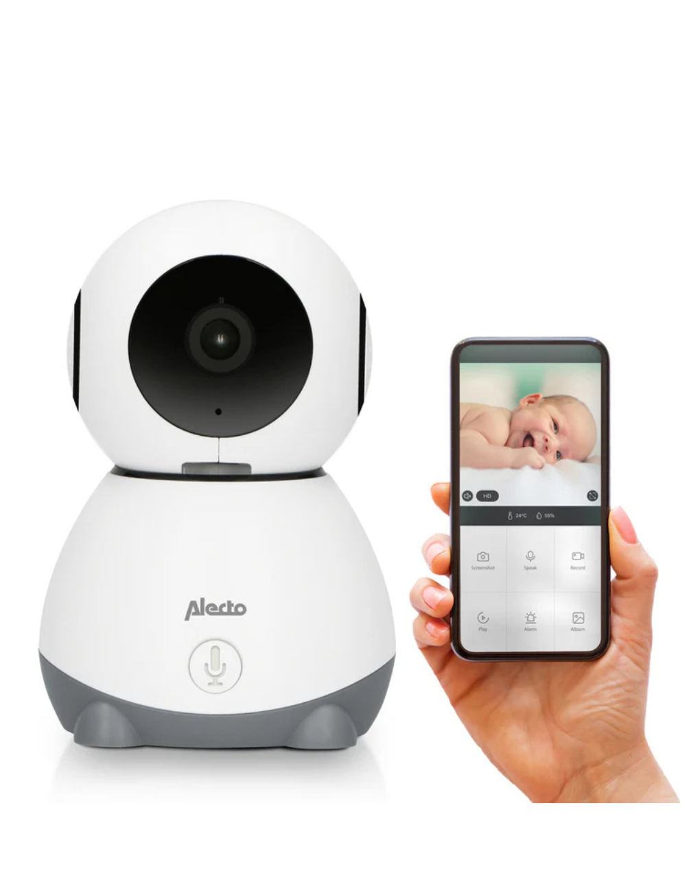 Alecto ενδοεπικοινωνία με wi-fi smartbaby10 - Alecto