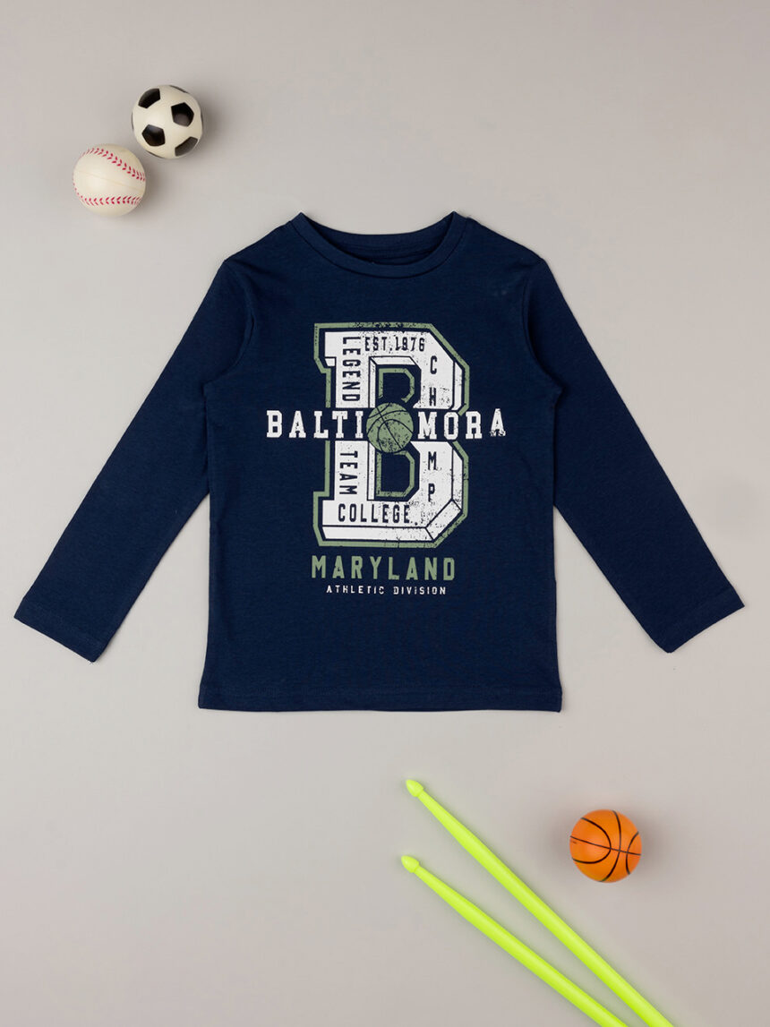 παιδική μπλούζα μπλε baltimore για αγόρι - Prénatal