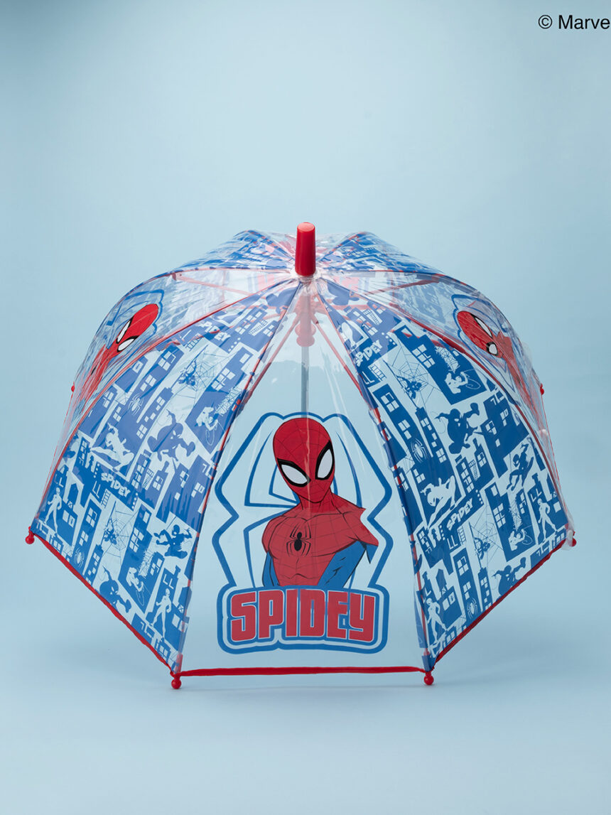 παιδική ομπρέλα διαφανής με το spiderman για αγόρι - Prénatal