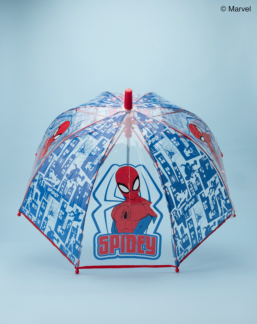 παιδική ομπρέλα διαφανής με το spiderman για αγόρι - Prénatal