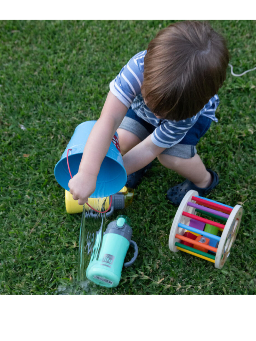 Ecolife kids ανοξείδωτο παγούρι θερμός με καλαμάκι mint 300ml - Ecolife