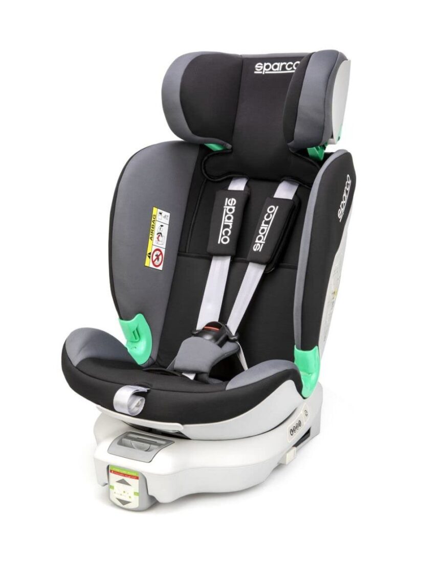 Sparco κάθισμα αυτοκινήτου i-size & top tether (40-135cm) black/grey sk6000igr - SPARCO