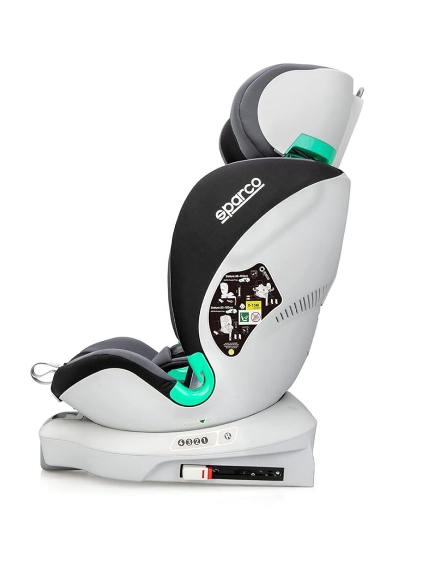 Sparco κάθισμα αυτοκινήτου i-size & top tether (40-135cm) black/red sk6000ird - SPARCO