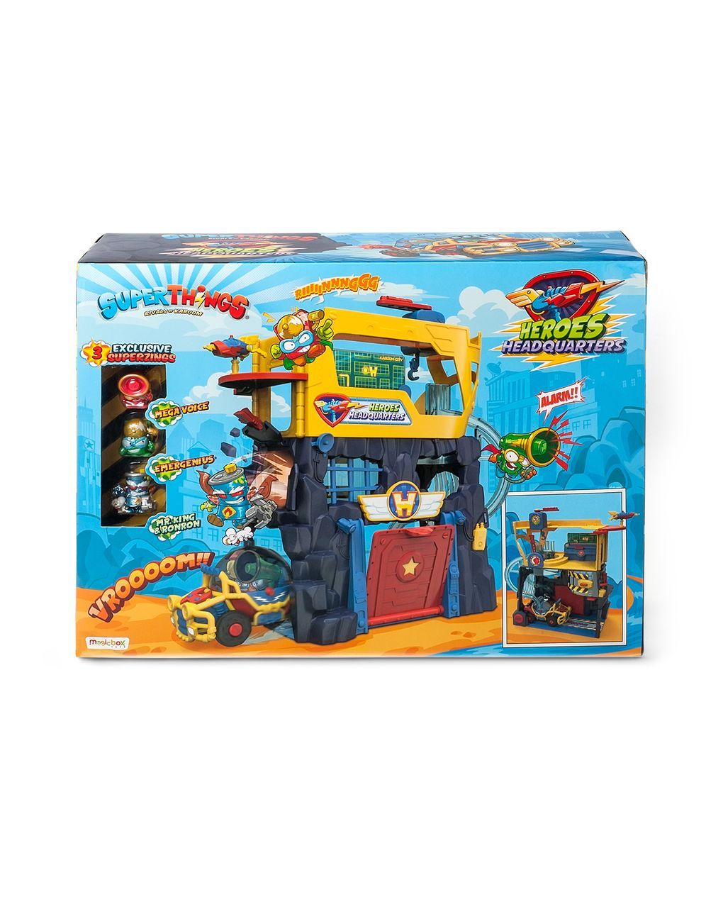 Superzings μικροπλάσματα heroes headquarters για 3+ χρονών 1013-61166 - SUPERTHINGS