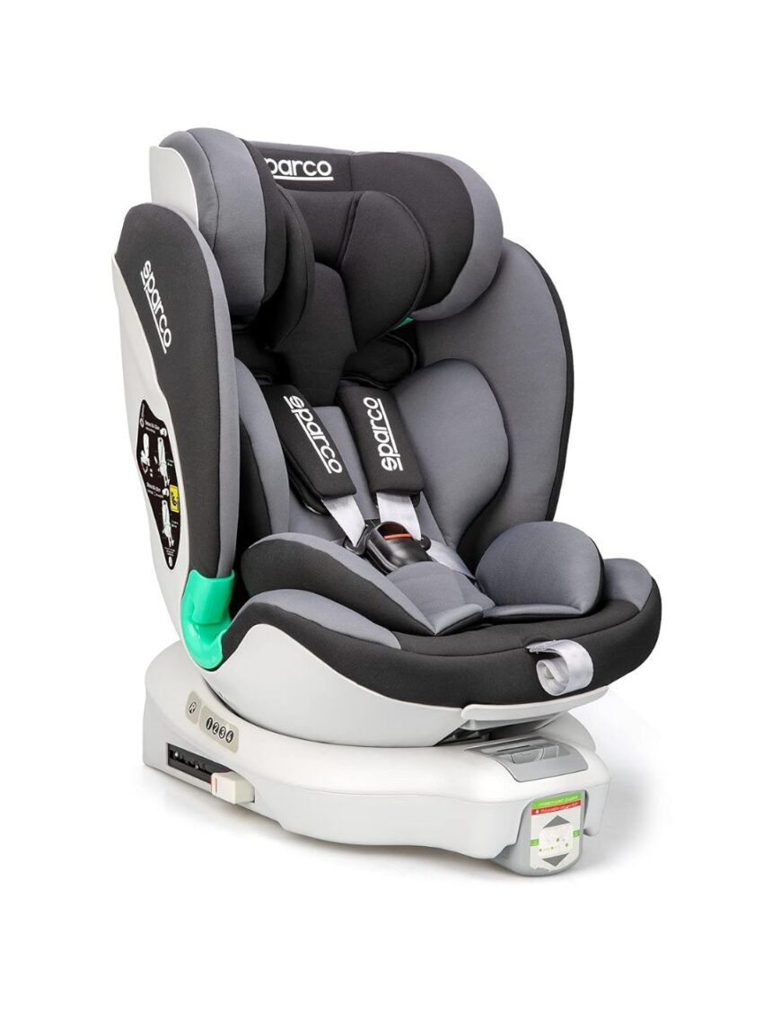 Sparco κάθισμα αυτοκινήτου i-size & top tether (40-135cm) black/red sk6000ird - SPARCO