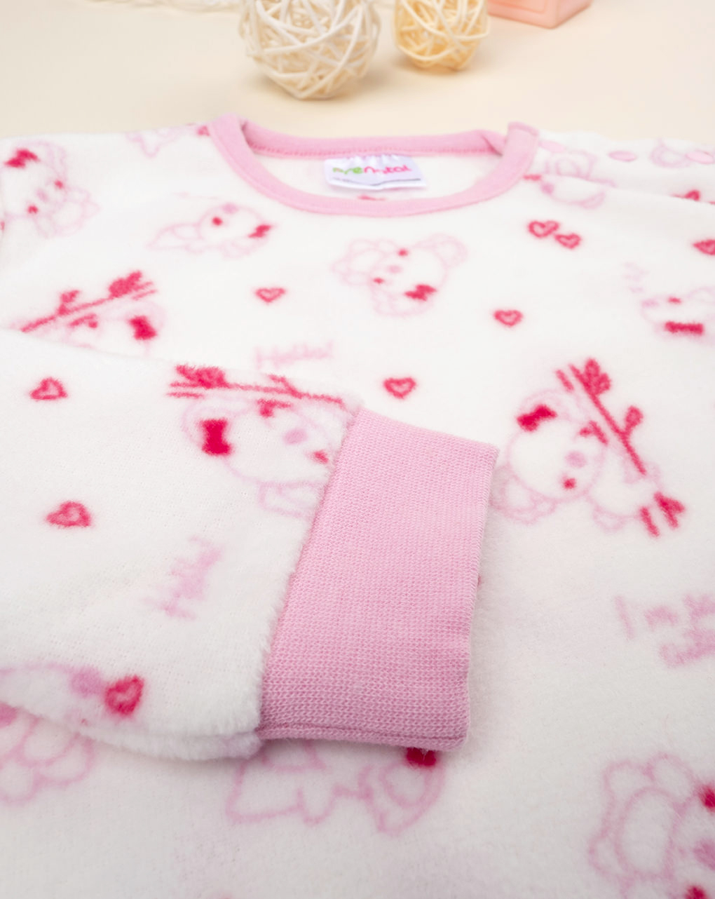 βρεφική πιτζάμα fleece με κοάλα για κορίτσι - Prénatal