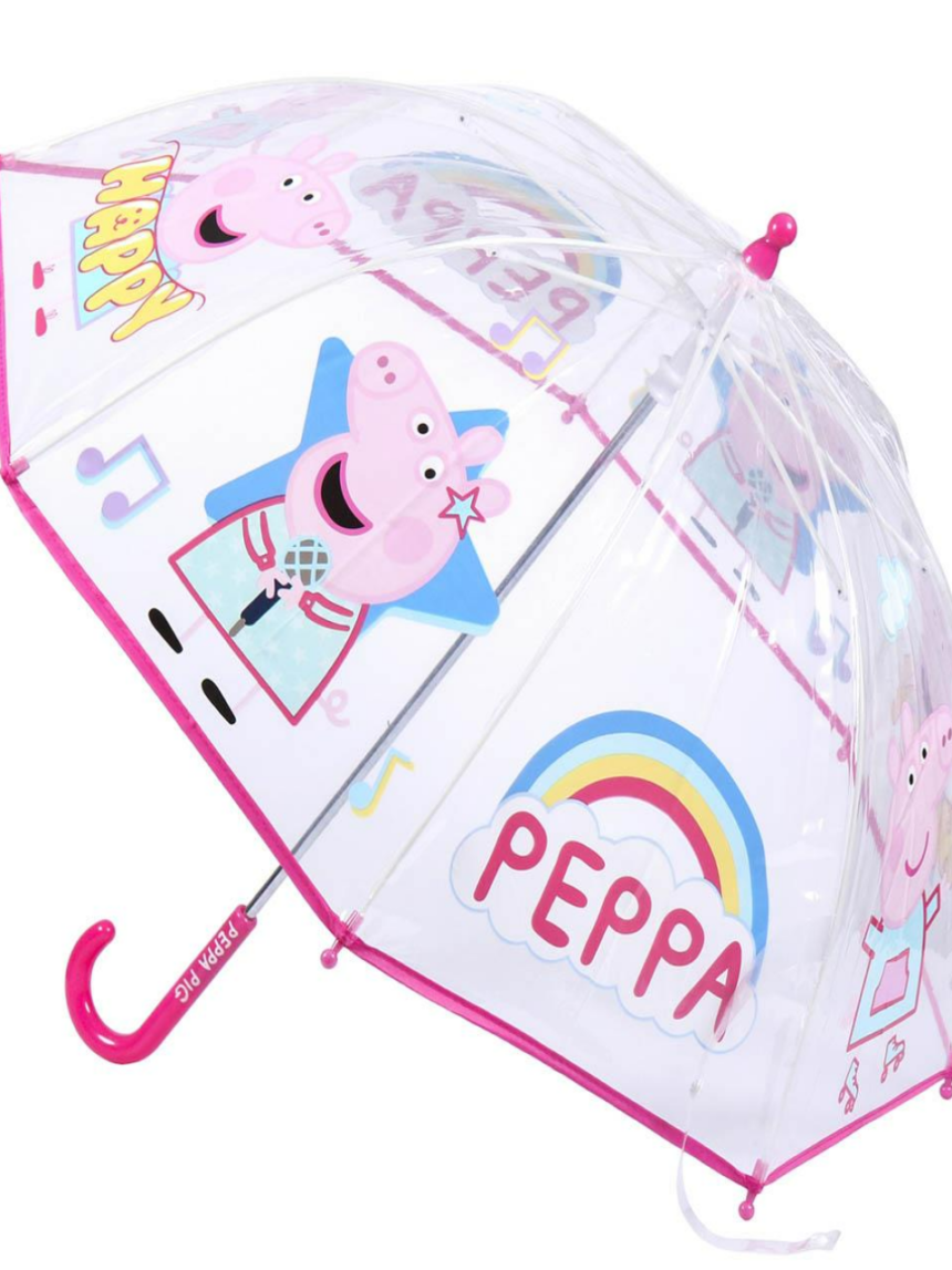 παιδική ομπρέλα διαφανής peppa pig 2400000657 για κορίτσι - Disney