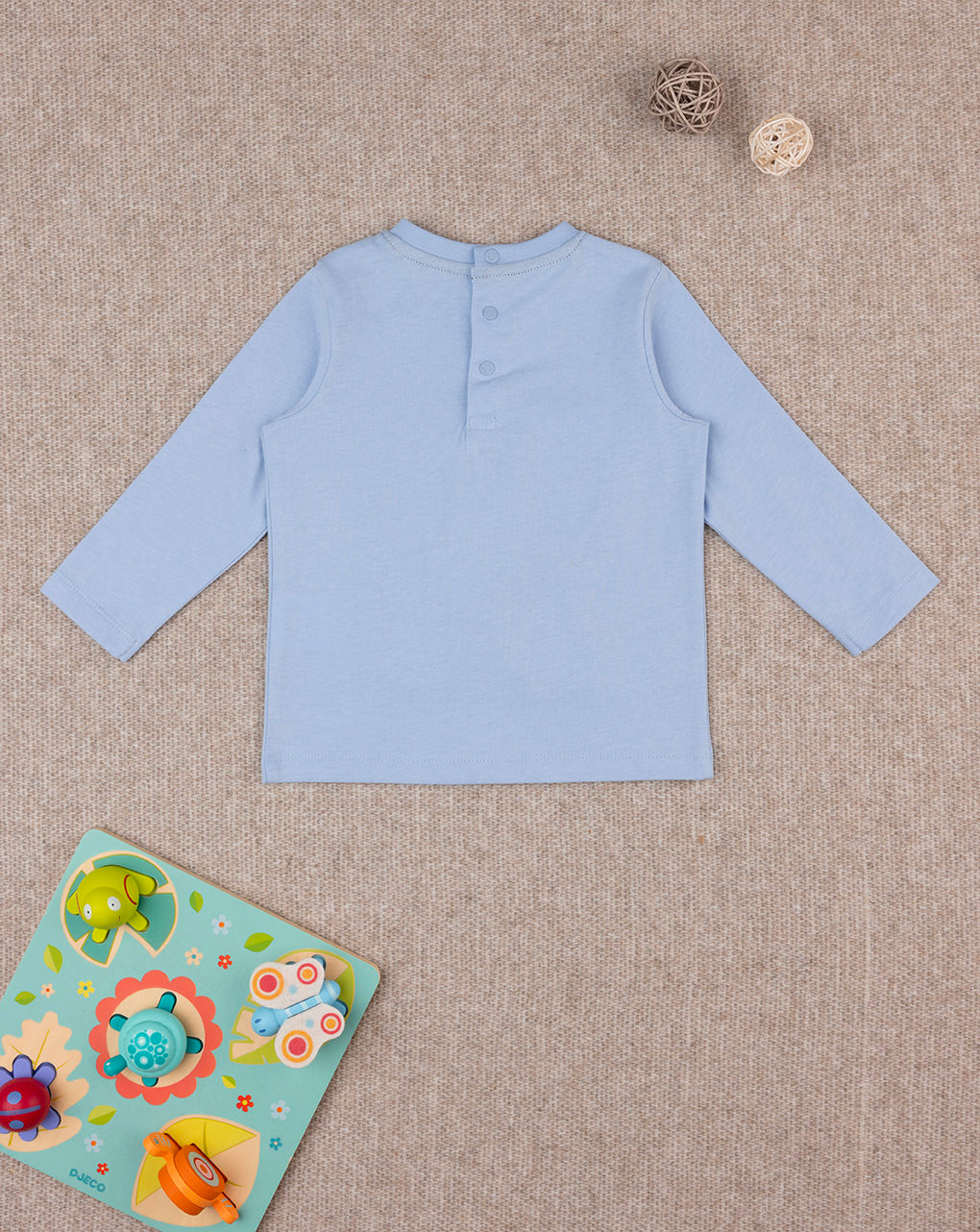 βρεφική μπλούζα γαλάζια artic για αγόρι - Prénatal