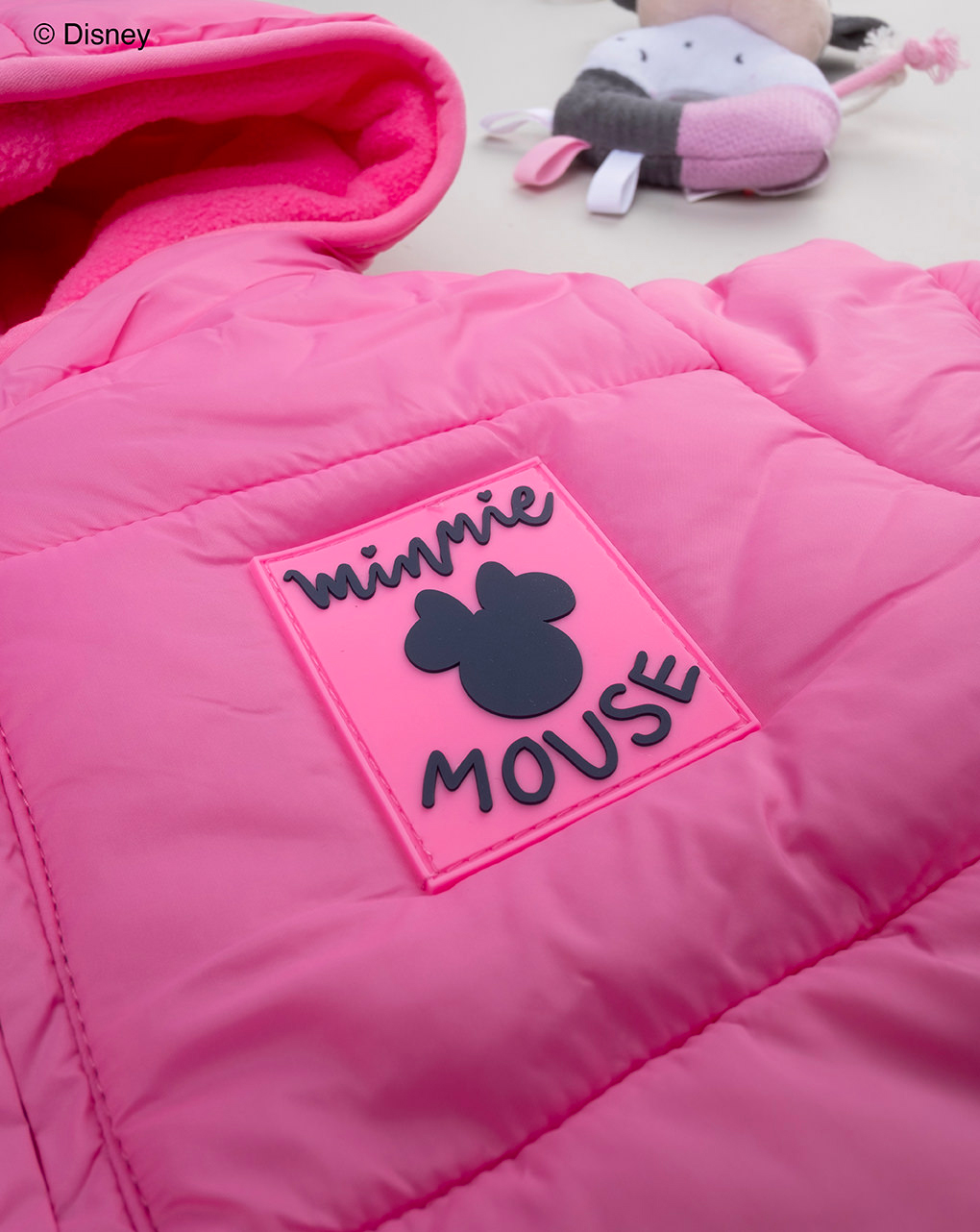παιδικό μπουφάν ροζ με τη minnie για κορίτσι - Prénatal