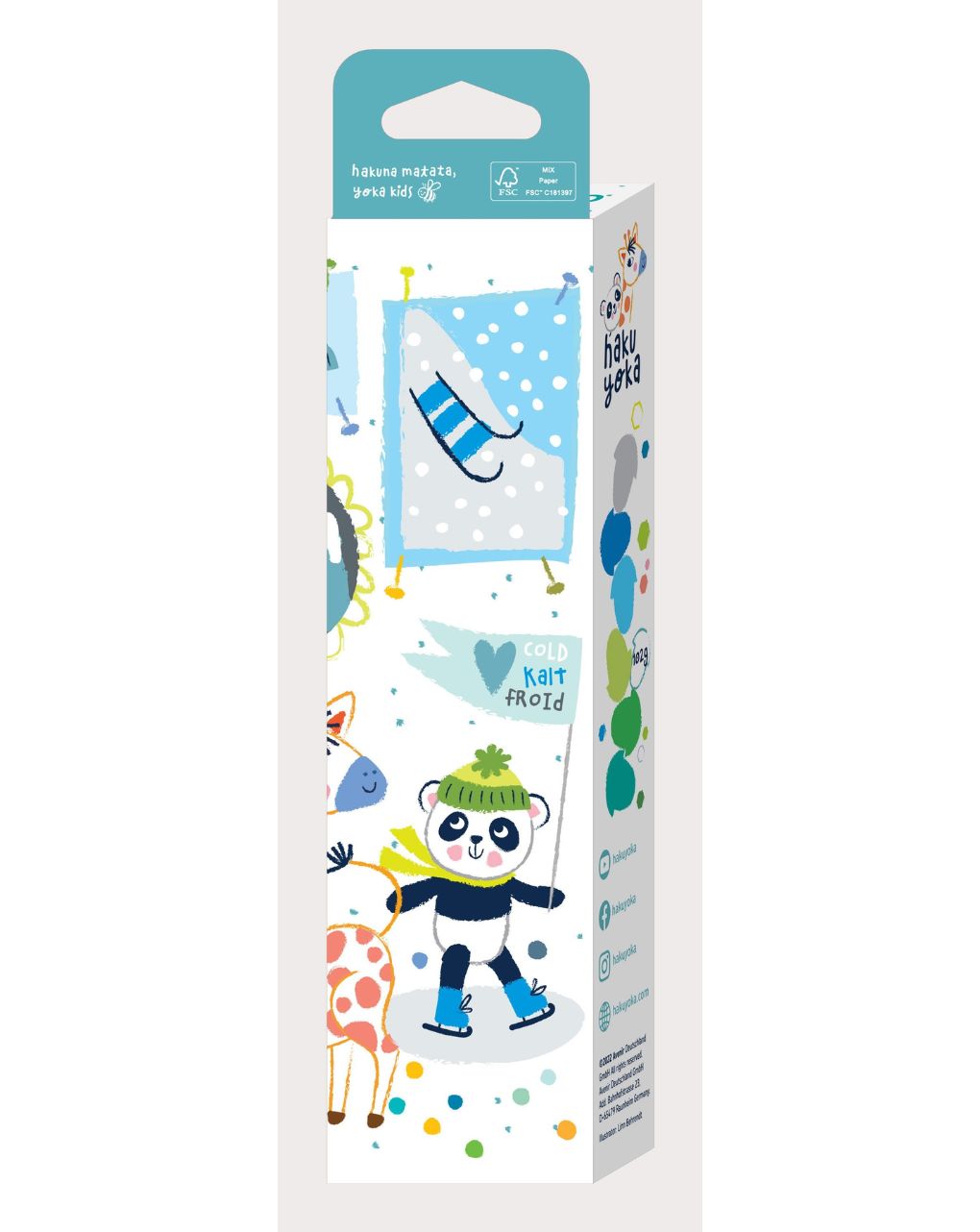 Haku yoka 6 acorn crayons - cold colour cp223096 - HAKU YOKA