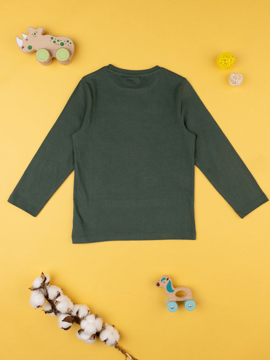 παιδική μπλούζα πράσινη jurassic world για αγόρι - Prénatal
