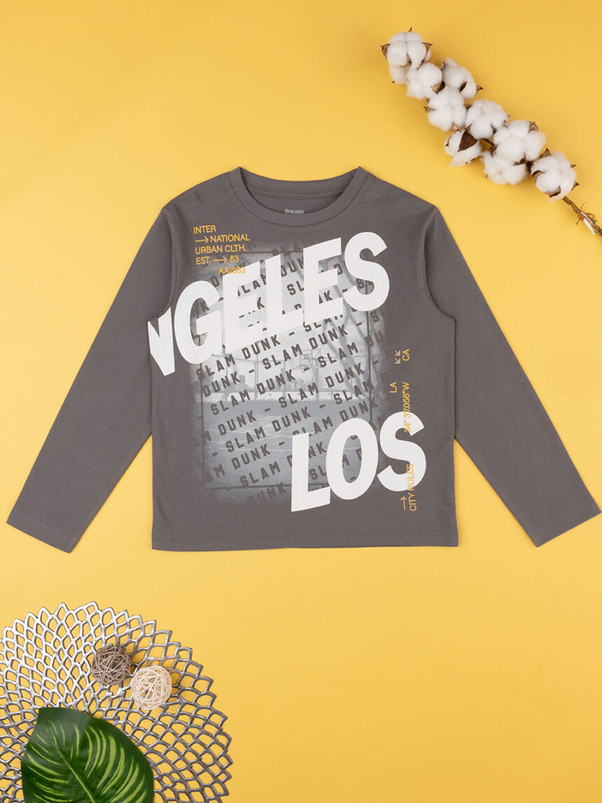 παιδική μπλούζα γκρι los angeles για αγόρι - Prénatal