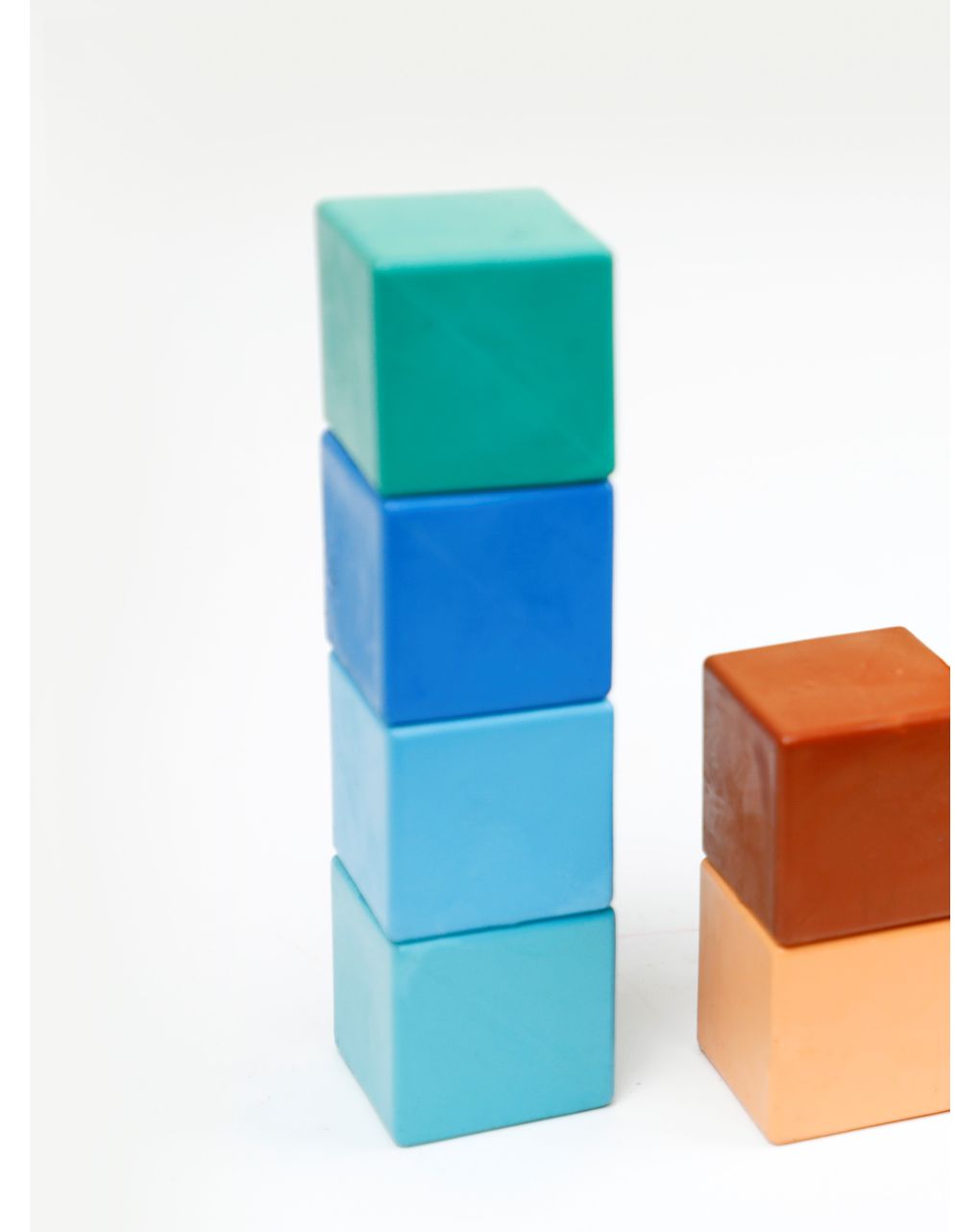 Haku yoka 6 cube crayons - ocean colour cp223093 - HAKU YOKA