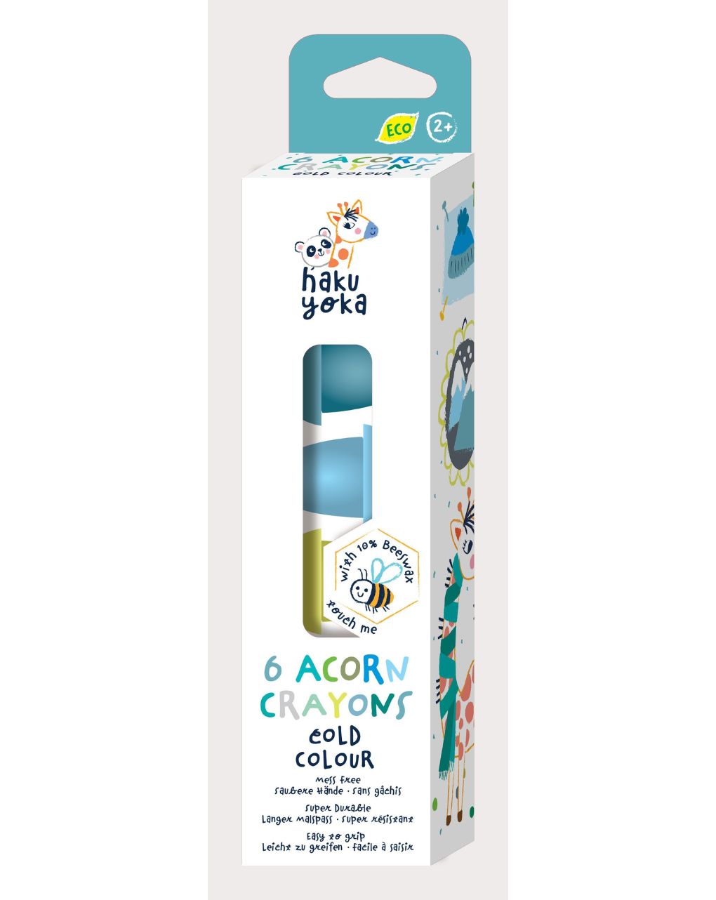 Haku yoka 6 acorn crayons - cold colour cp223096