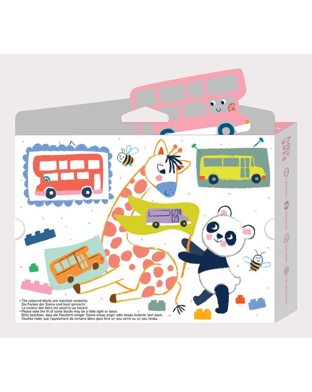 Haku yoka block crayons - school bus cp223084 - HAKU YOKA