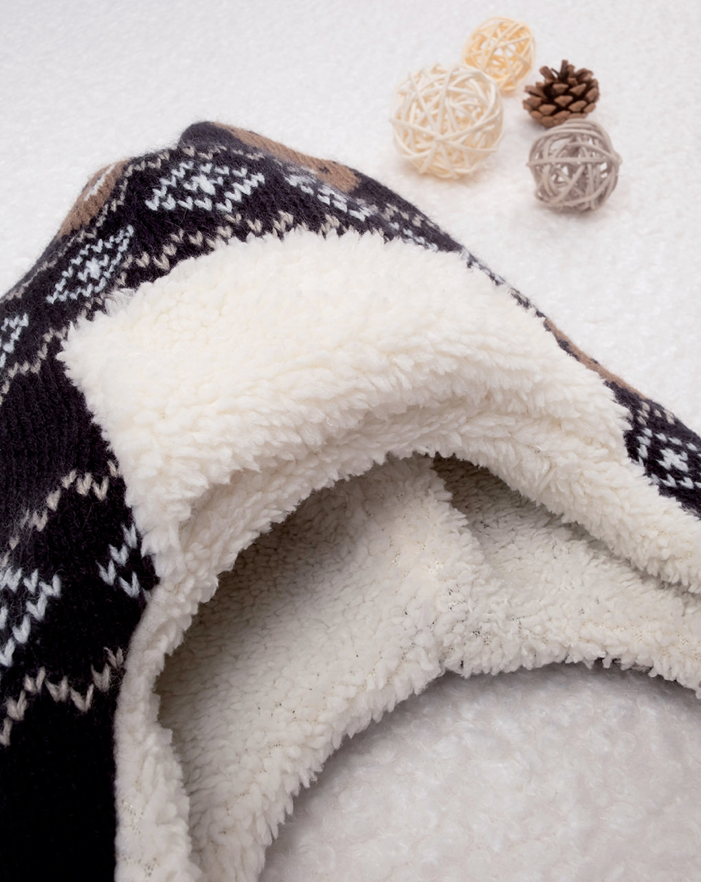 βρεφικός σκούφος αεροπόρου μπλε teddy για αγόρι - Prénatal