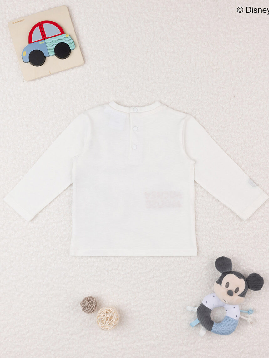 μπλούζα λευκή με το mickey για αγόρι - Prénatal