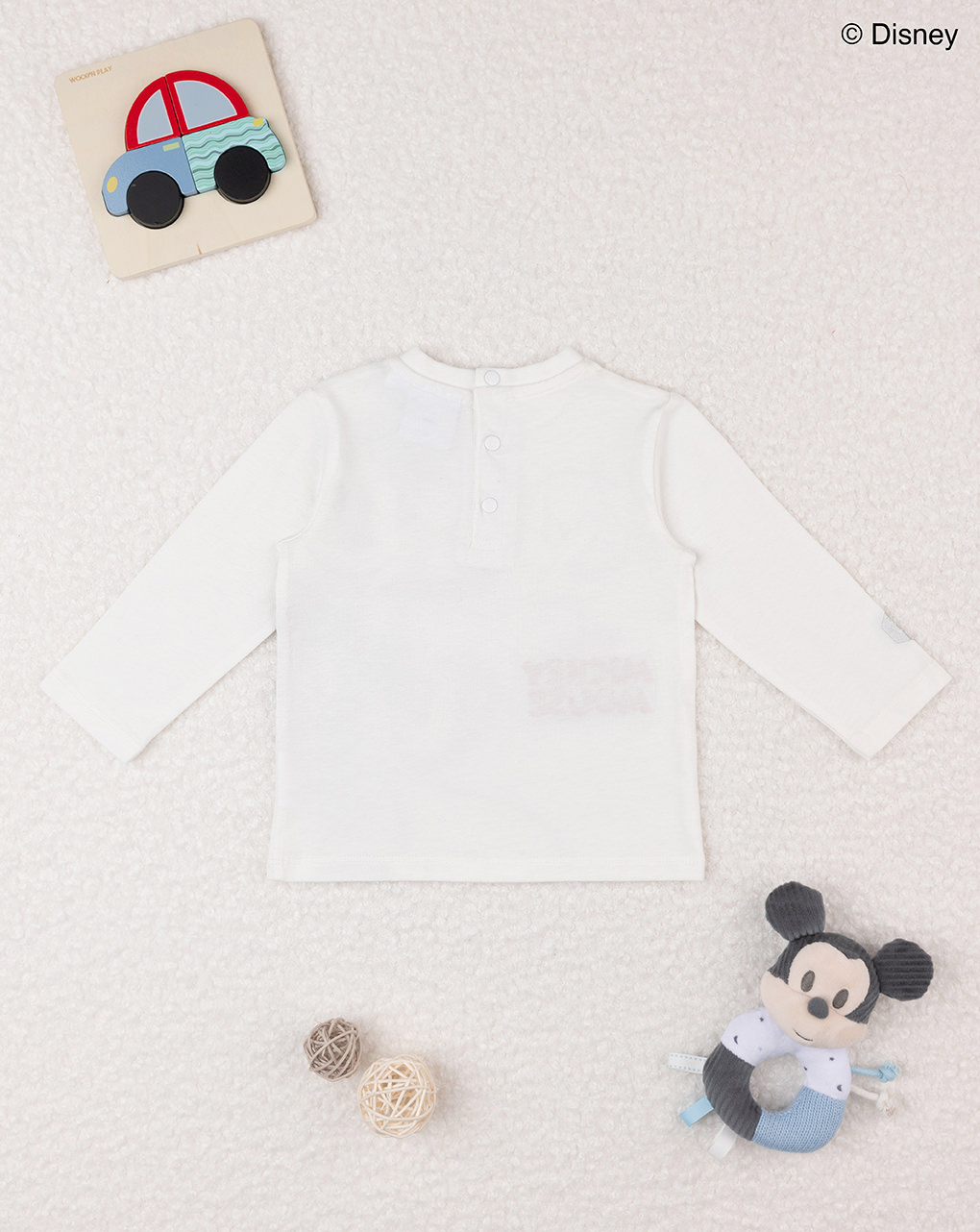 μπλούζα λευκή με το mickey για αγόρι - Prénatal