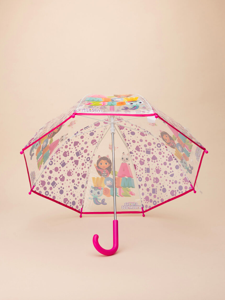 παιδική ομπρέλα διαφανής με τη gabby για κορίτσι - Prénatal