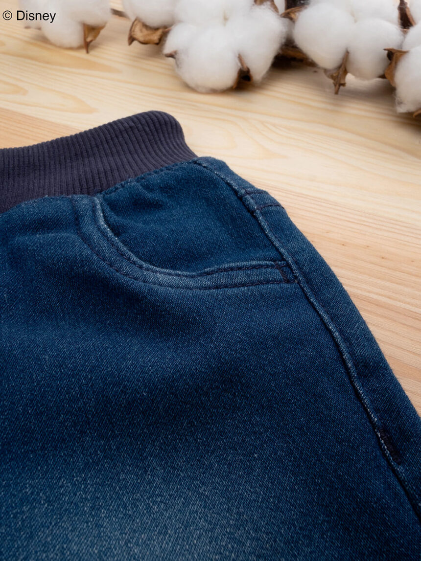 βρεφικό τζιν παντελόνι μπλε teddy για αγόρι - Prénatal