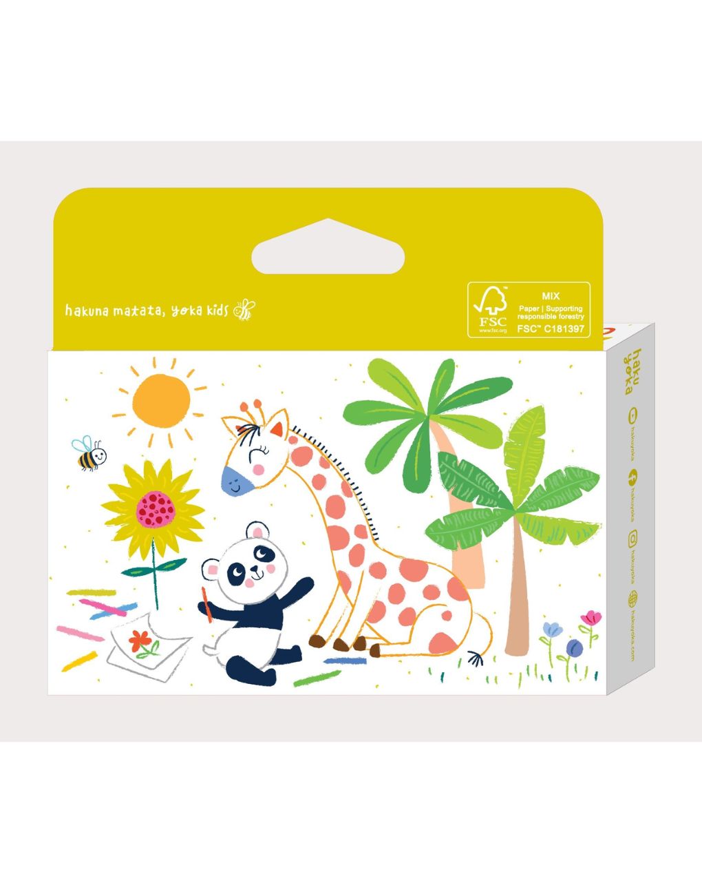 Haku yoka spiral crayons - 24 colours cp223079 - HAKU YOKA