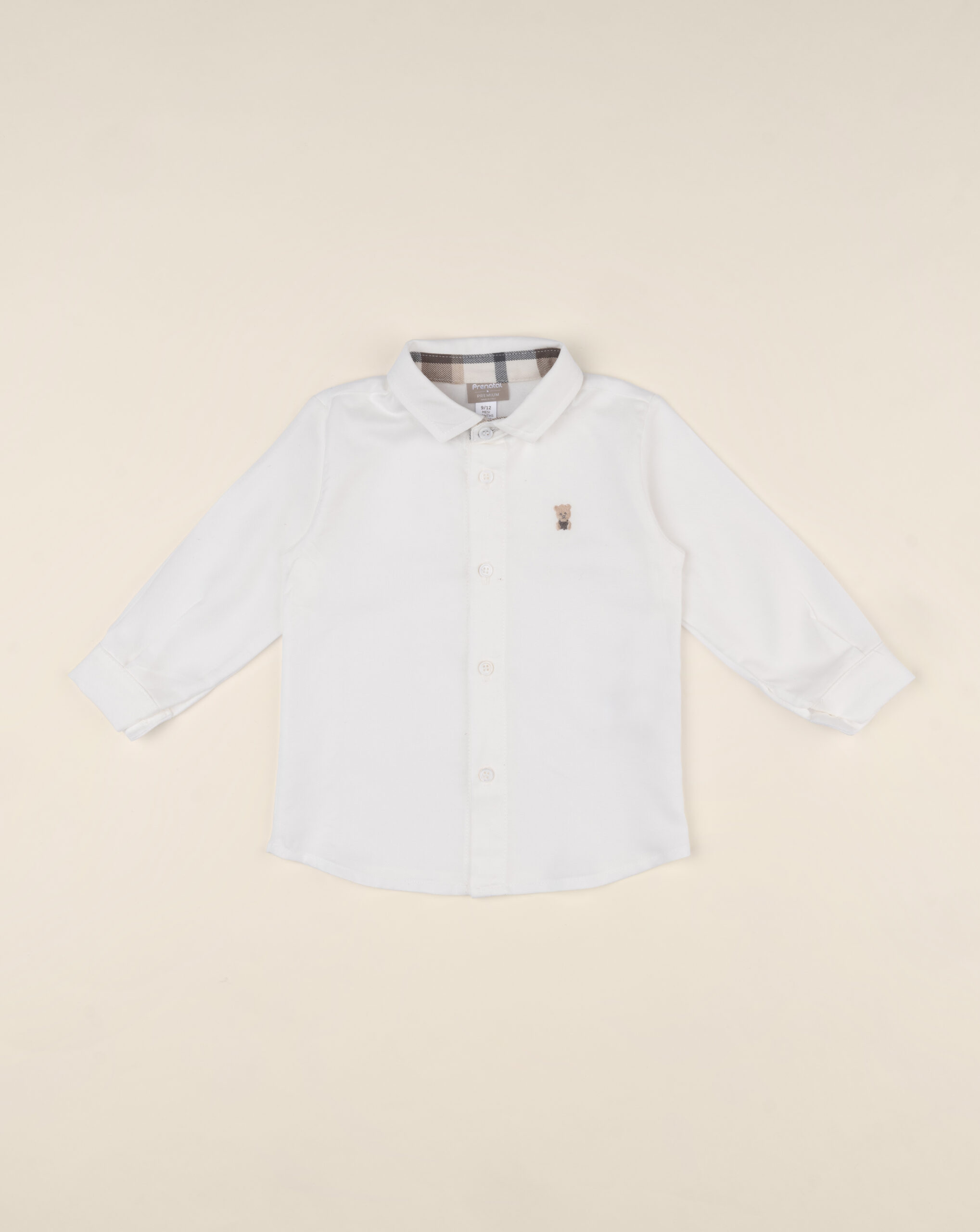 βρεφικό elegant πουκάμισο λευκό για αγόρι - Prénatal