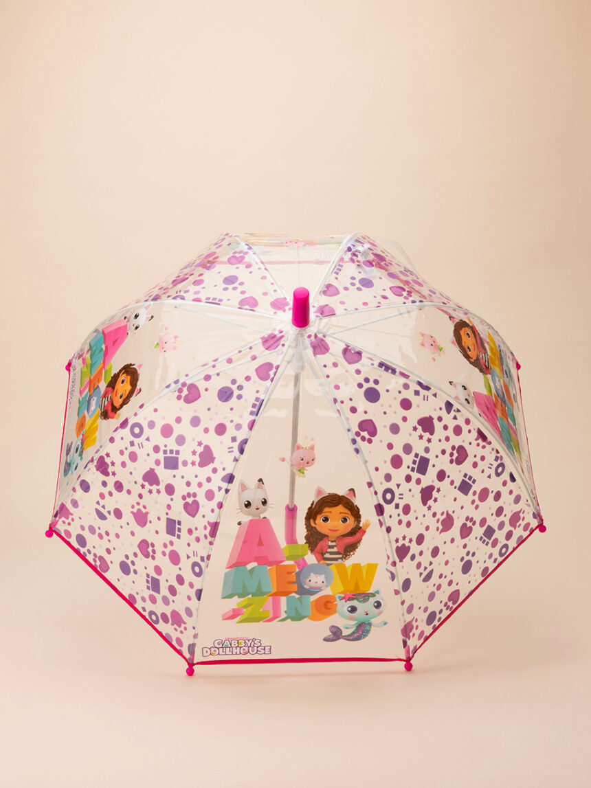 παιδική ομπρέλα διαφανής με τη gabby για κορίτσι - Prénatal