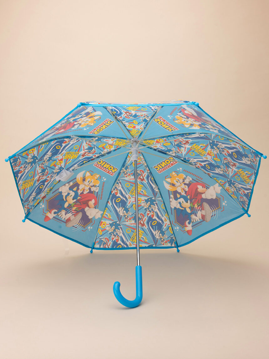παιδική ομπρέλα γαλάζια με το sonic για αγόρι - Prénatal