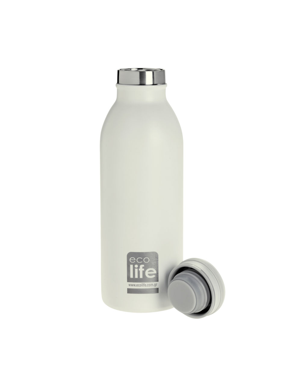 Ecolife μπουκάλι θερμός 450ml - pastel white - Ecolife
