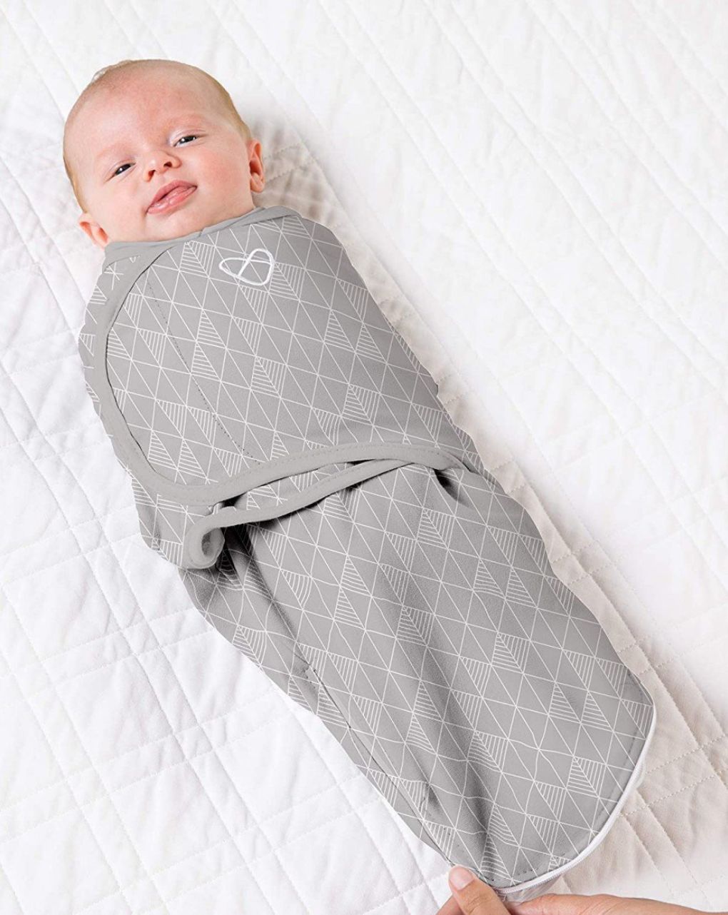 Swaddleme™ by ingenuity™  πάνα αγκαλιάς whisper quiet art deco 0.5 tog 0-3m 58816 - Swaddleme