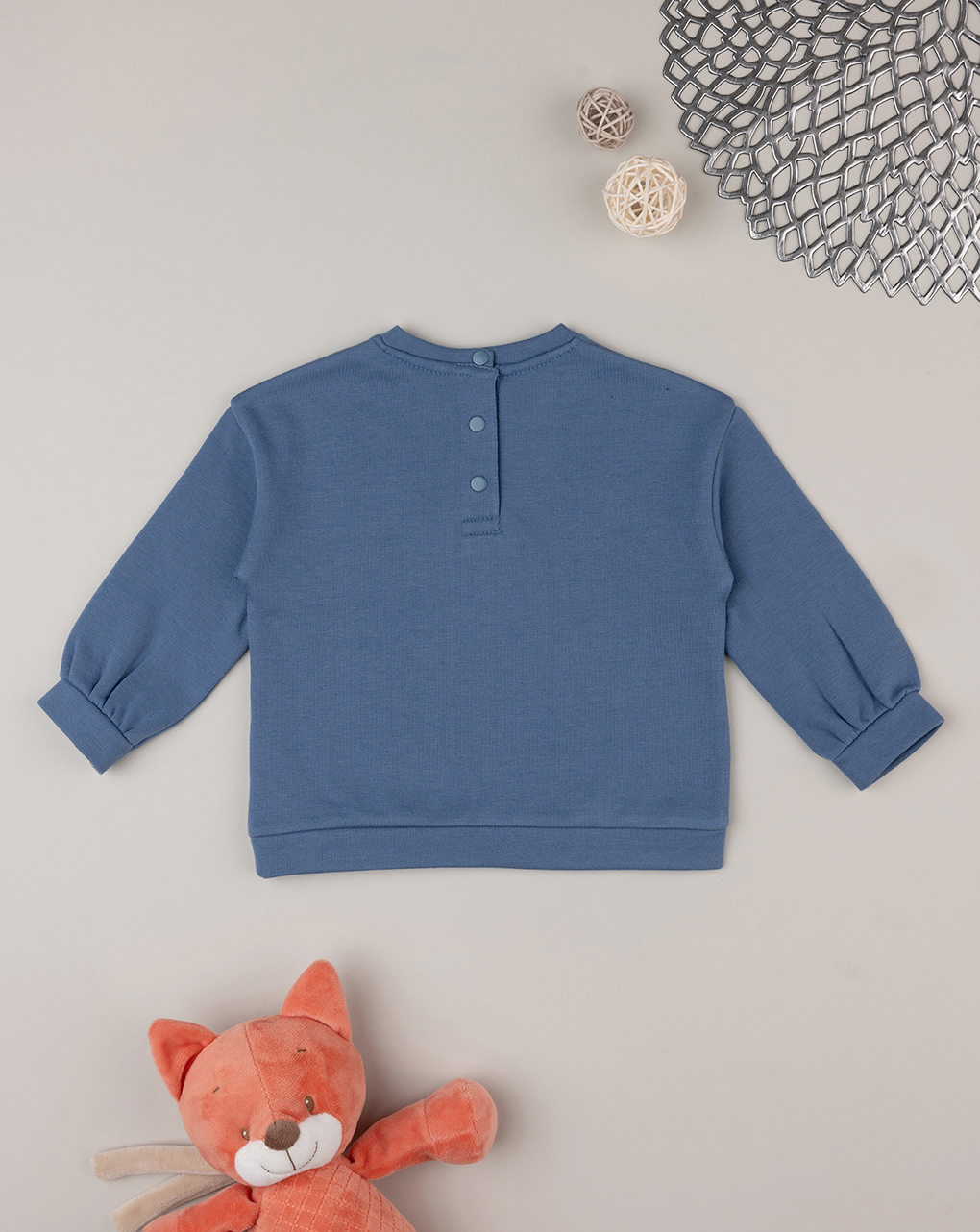 βρεφική μπλούζα φούτερ μπλε mom για κορίτσι - Prénatal