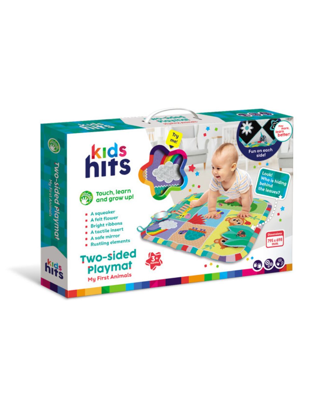 50/50 games βρεφικό χαλάκι διπλής όψης kh06/005 - 50/50 GAMES