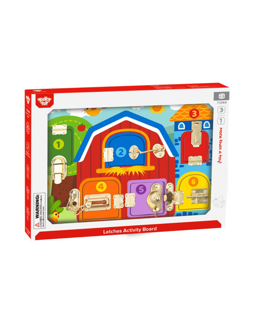 Tooky toy ξύλινος στάβλος με κλειδαριές tk044 - TOOKY TOY