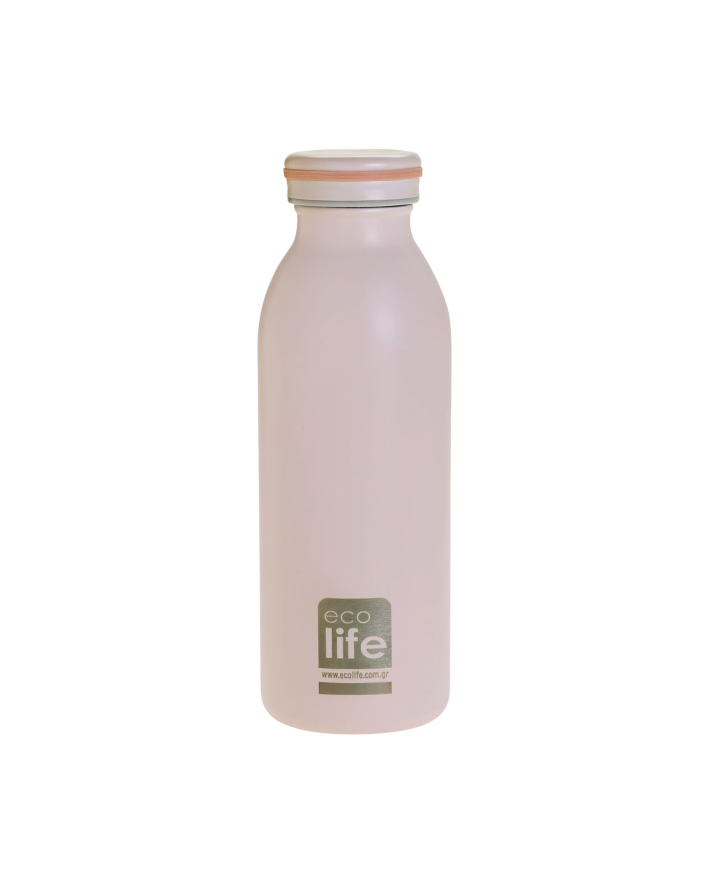 Ecolife μπουκάλι θερμός 450ml - pastel pink