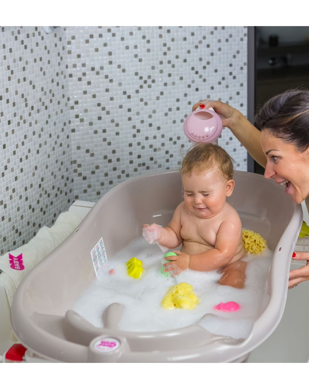 Ok baby μπανάκι μωρού onda evolution γαλάζιο 0-12 μηνών - Okbaby