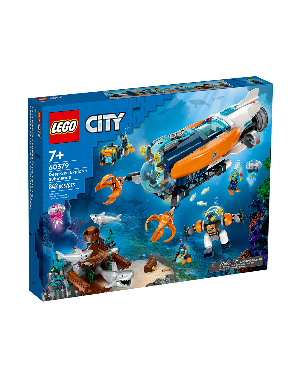 Lego city εξερευνητικό υποβρύχιο μεγάλου βάθους 60379