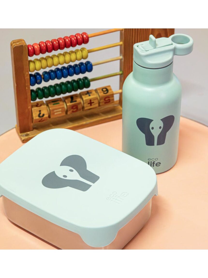 Ecolife παγούρι kids thermos animals 350ml elephant 33-bo-2015 - Ecolife