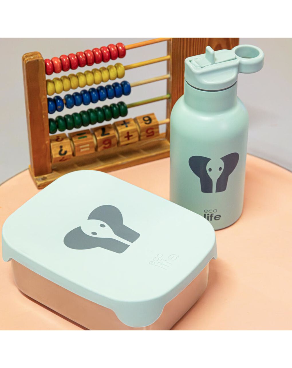 Ecolife παγούρι kids thermos animals 350ml elephant 33-bo-2015 - Ecolife