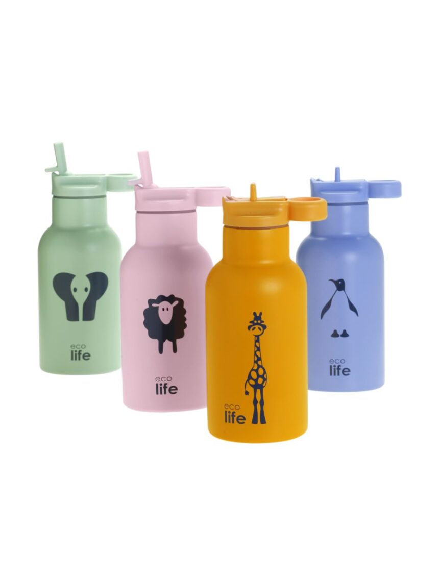 Ecolife παγούρι kids thermos animals 350ml giraffe 33-bo-2016 - Ecolife