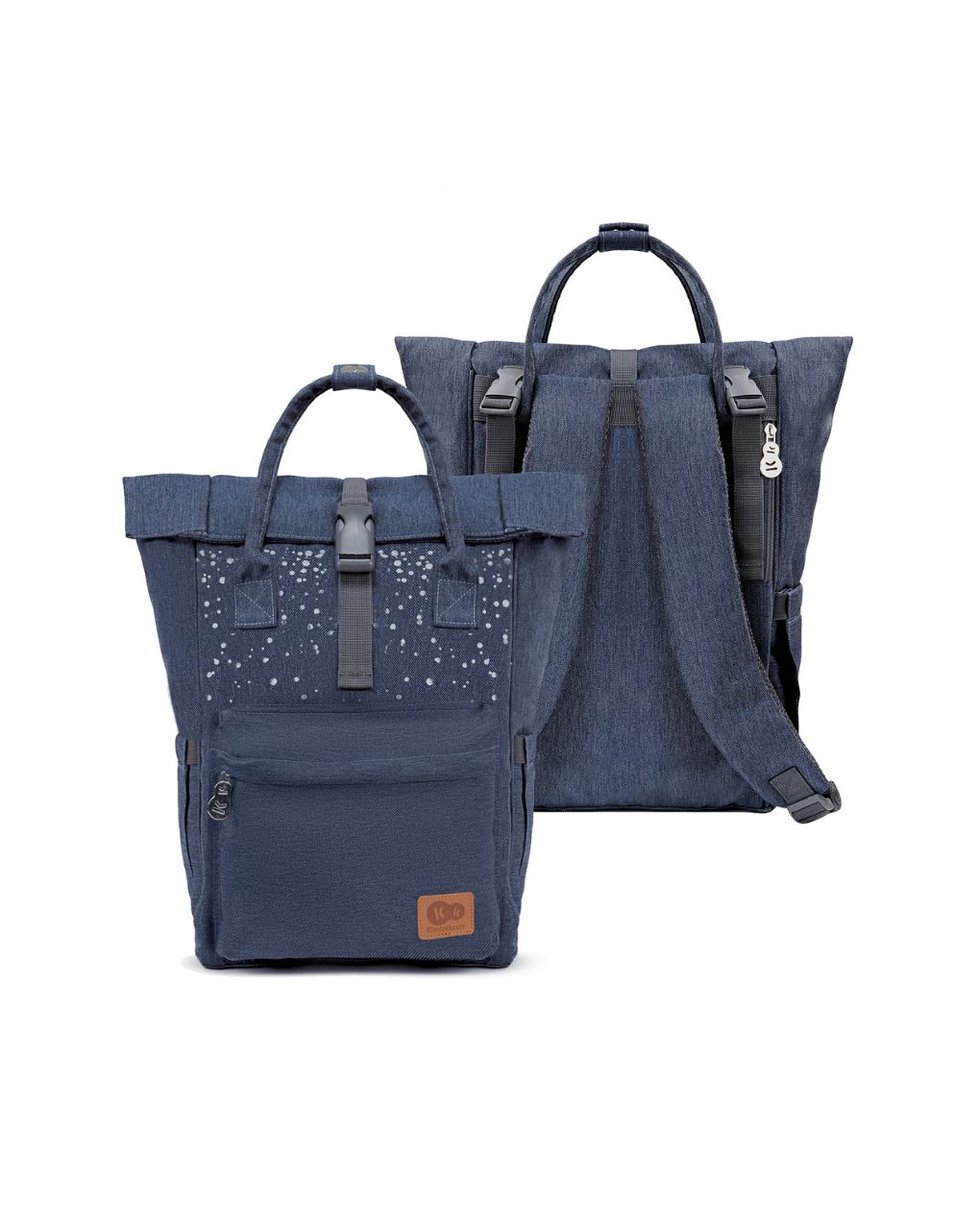 Kinderkraft τσάντα αλλαξιέρα backpack moonpack confetti dem - Kinderkraft