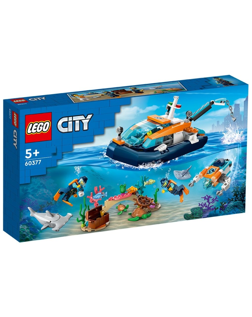 Lego city σκάφος εξερευνητικών καταδύσεων 60377