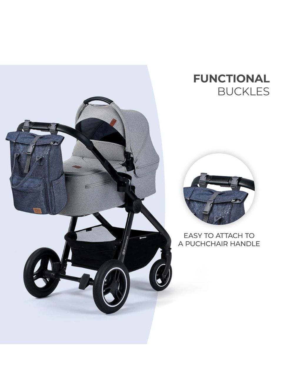 Kinderkraft τσάντα αλλαξιέρα backpack moonpack confetti dem - Kinderkraft