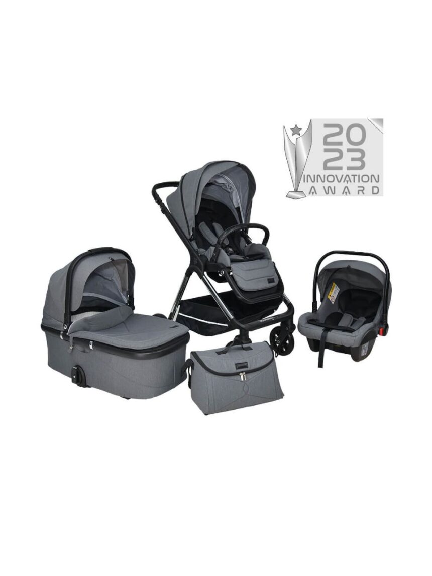 Bebe stars σύστημα μεταφοράς nammas 3 σε 1 grey 335-186 - Bebe Stars