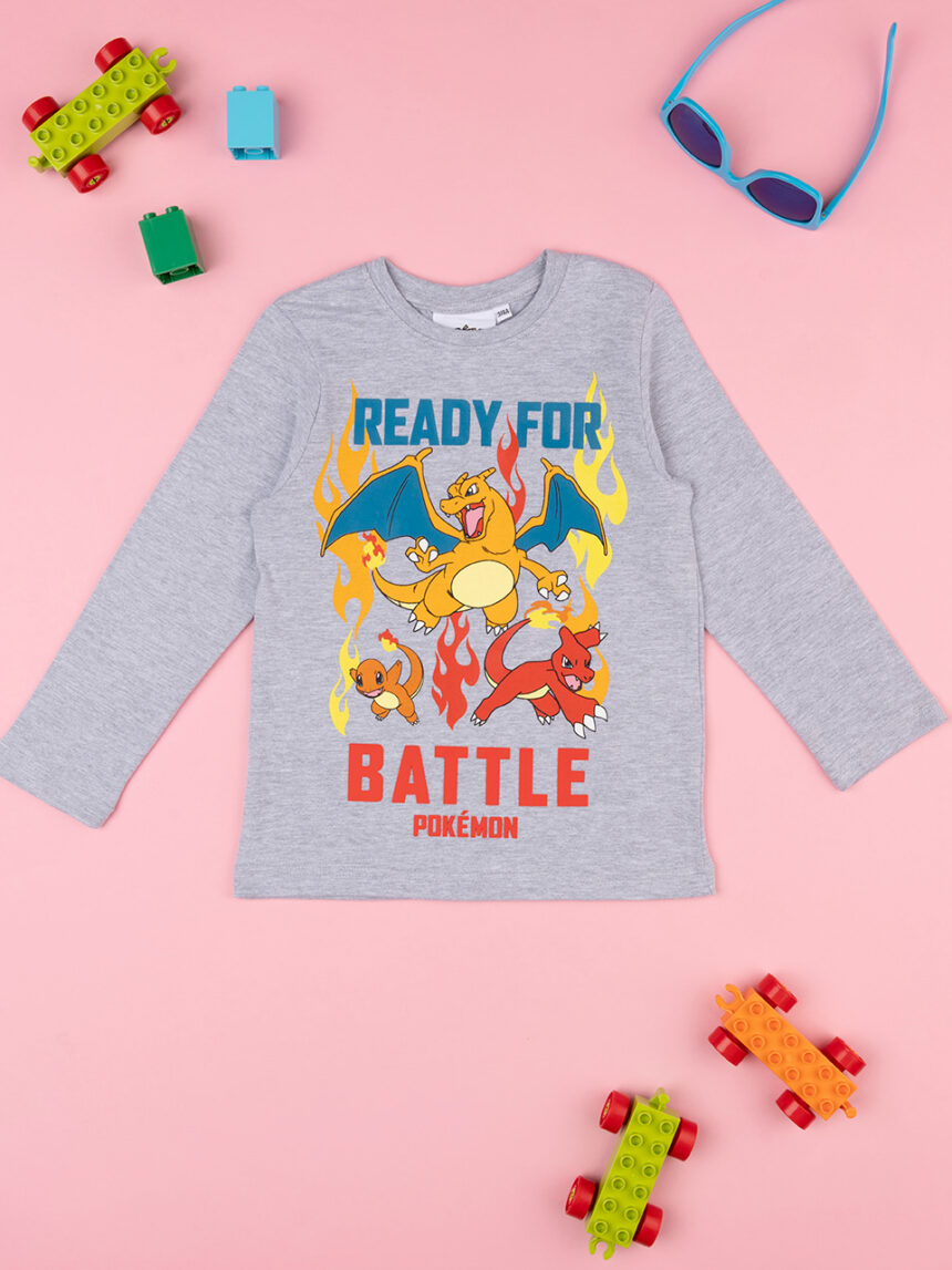 παιδική μπλούζα γκρι pokémon για αγόρι - Prénatal